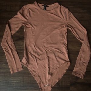 F21 Brown Bodysuit